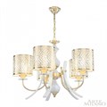 Подвесная люстра Arte Milano Florentia-6067 306067/5 Wh/Gd - фото 4935046