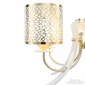 Подвесная люстра Arte Milano Florentia-6067 306067/5 Wh/Gd - фото 4935052