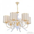 Подвесная люстра Arte Milano Florentia-6067 306067/6 Wh/Gd - фото 4935055