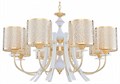 Подвесная люстра Arte Milano Florentia-6067 306067/8 Wh/Gd - фото 4935063
