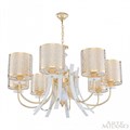 Подвесная люстра Arte Milano Florentia-6067 306067/8 Wh/Gd - фото 4935065