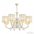 Подвесная люстра Arte Milano Florentia-6067 306067/8 Wh/Gd - фото 4935066