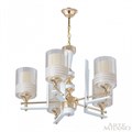 Подвесная люстра Arte Milano Florentia-6087 306087/5 Wh/Gd - фото 4935088