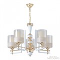 Подвесная люстра Arte Milano Florentia-6087 306087/5 Wh/Gd - фото 4935089