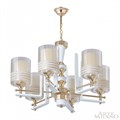 Подвесная люстра Arte Milano Florentia-6087 306087/6 Wh/Gd - фото 4935098
