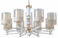 Подвесная люстра Arte Milano Florentia-6087 306087/8 Wh/Gd - фото 4935106