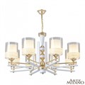 Подвесная люстра Arte Milano Florentia-6087 306087/8 Wh/Gd - фото 4935107