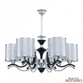 Подвесная люстра Arte Milano Florentia-6787 306787/6 Bk/Ni - фото 4935146