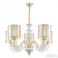 Подвесная люстра Arte Milano Florentia-8857 308857/5 Wh/Gd - фото 4935179