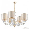 Подвесная люстра Arte Milano Florentia-8857 308857/5 Wh/Gd - фото 4935180