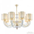 Подвесная люстра Arte Milano Florentia-8857 308857/8 Wh/Gd - фото 4935198
