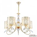 Подвесная люстра Arte Milano Florentia-9787 309787/5 Wh/Gd - фото 4935233
