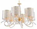 Подвесная люстра Arte Milano Florentia-9787 309787/6 Wh/Gd - фото 4935241