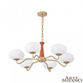 Подвесная люстра Arte Milano AM-Napoli 310166/D780/6 BS/WD - фото 4935304