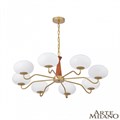Подвесная люстра Arte Milano AM-Napoli 310166/D900/8 BS/WD - фото 4935316