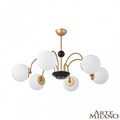 Люстра на штанге Arte Milano AM-Napoli 312066/D850/6 BS/BK - фото 4935386