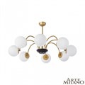 Люстра на штанге Arte Milano AM-Napoli 312066/D940/8 BS/BK - фото 4935395