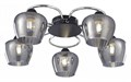 Потолочная люстра Arte Milano AMALFI-321508 321508/5 CR+BK - фото 4935772