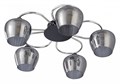 Потолочная люстра Arte Milano AMALFI-321508 321508/5 CR+BK - фото 4935773