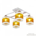Потолочная люстра Arte Milano AMALFI-322008 322008/4 WH+FG - фото 4935781