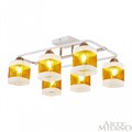 Потолочная люстра Arte Milano AMALFI-322008 322008/6 WH+FG - фото 4935789
