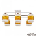 Потолочная люстра Arte Milano AMALFI-322008 322008/6 WH+FG - фото 4935791