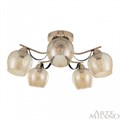 Потолочная люстра Arte Milano AMALFI-322306 322306/5 FG+BK - фото 4935814