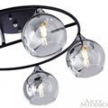 Потолочная люстра Arte Milano AMALFI-322403 322403/5 BK+CR - фото 4935840