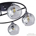 Потолочная люстра Arte Milano AMALFI-322403 322403/5 BK+CR - фото 4935841