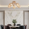 Потолочная люстра Arte Milano AMALFI-323419 323419/5 FG - фото 4935921
