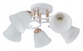 Потолочная люстра Arte Milano AMALFI-325395 325395/5A WH+FG - фото 4936087