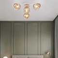 Потолочная люстра Arte Milano AMALFI-326208 326208/3+1 WH+FG - фото 4936188