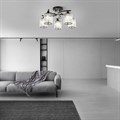 Потолочная люстра Arte Milano AMALFI-327103 327103/5 BK+CR - фото 4936307