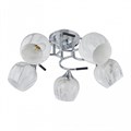 Потолочная люстра Arte Milano AMALFI-327985 327985/5 CR+BK - фото 4936423