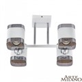 Потолочная люстра Arte Milano AMALFI-329809 329809/4 WH+CR - фото 4936660