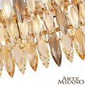 Подвесная люстра Arte Milano AM-99486 99486.W900.L350.H380.E14.12 G - фото 4936717