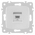 Розетка Ethernet RJ-45 без рамки Arte Milano am-205 205.45-1.silver - фото 4938415