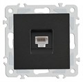 Розетка Ethernet RJ-45 без рамки Arte Milano am-206 206.45-1.black - фото 4938738