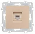Розетка Ethernet RJ-45 без рамки Arte Milano am-206 206.45-1.shampan - фото 4938742