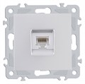 Розетка Ethernet RJ-45 без рамки Arte Milano am-206 206.45-1.silver - фото 4938746
