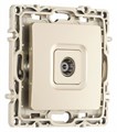 ТВ-розетка без рамки Arte Milano am-217 217.43-1.shampan - фото 4939039