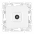 ТВ-розетка без рамки Arte Milano am-217 217.43-1.white - фото 4939048