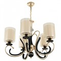 Подвесная люстра Arte Milano Florentia-2237 302237/5 Bk/Gd - фото 4939273