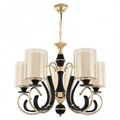 Подвесная люстра Arte Milano Florentia-2237 302237/5 Bk/Gd - фото 4939275