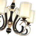 Подвесная люстра Arte Milano Florentia-2237 302237/5 Bk/Gd - фото 4939278