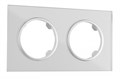Рамка на 2 поста Arte Milano am-502.01 502.01-2.silver - фото 4941095