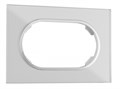 Рамка для двойной розетки Arte Milano am-502.01 502.01-double.silver - фото 4941125