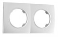 Рамка на 2 поста Arte Milano am-502.04 502.04-2.silver - фото 4941139