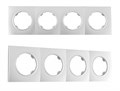 Рамка на 4 поста Arte Milano am-502.04 502.04-4.silver - фото 4941155