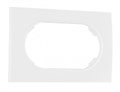 Рамка для двойной розетки Arte Milano am-502.04 502.04-double.white - фото 4941171